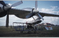 First Airmail, under bomber, October 1959 (095-022-180)